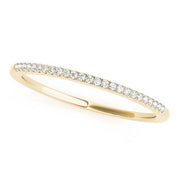 14K Yellow Gold 1/10 ct tw Diamond Wedding Ring