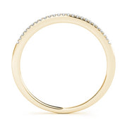 14K Yellow Gold 1/10 ct tw Diamond Wedding Ring