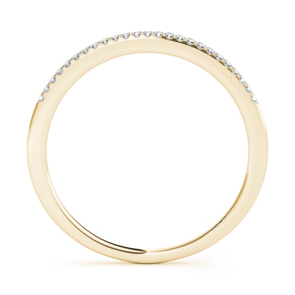 14K Yellow Gold 1/10 ct tw Diamond Wedding Ring