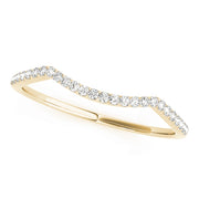 18K Yellow Gold 1/10 ct tw Diamond Wedding Ring