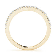 18K Yellow Gold 1/8 ct tw Diamond Wedding Ring