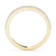 14K Yellow Gold 1/8 ct tw Diamond Wedding Ring