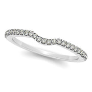 Platinum 1/8 ct tw Diamond Wedding Ring