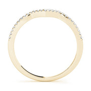 14K Yellow Gold 1/8 ct tw Diamond Wedding Ring