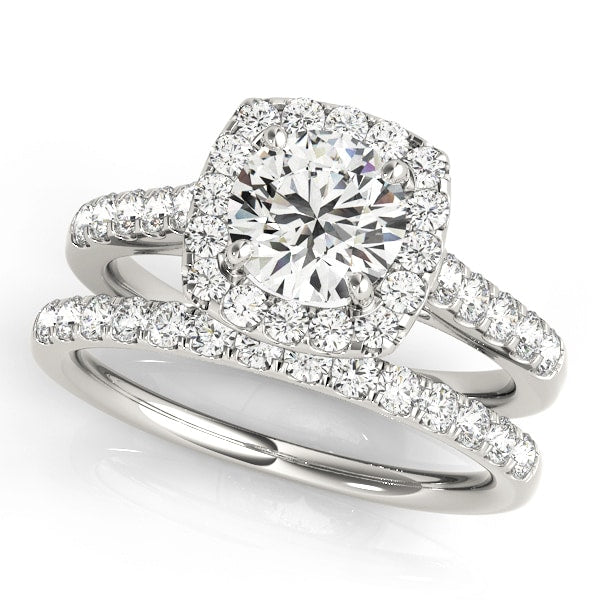 Halo Diamond Engagement Ring