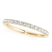 14K Yellow Gold 1/4 ct tw Diamond Wedding Ring