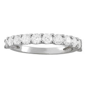 14K White Gold 1 ct tw Diamond Wedding Ring