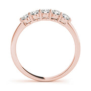 14K Rose Gold 1/2 ct tw Diamond Wedding Ring
