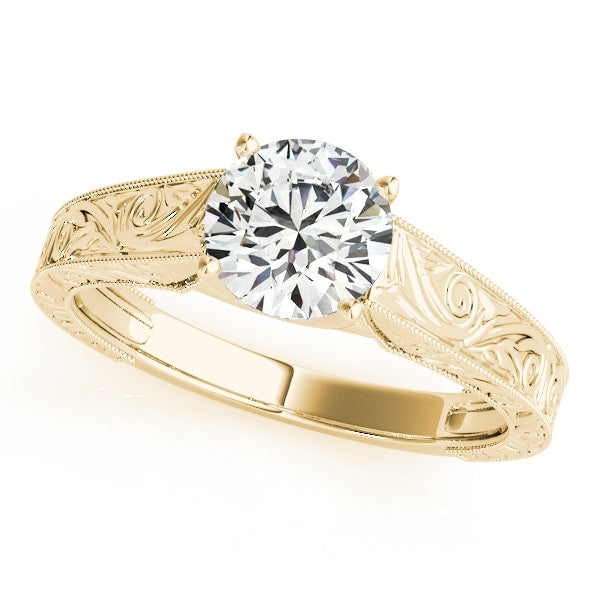 14K Yellow Gold 1 ct tw Solitaire Diamond Engagement Ring