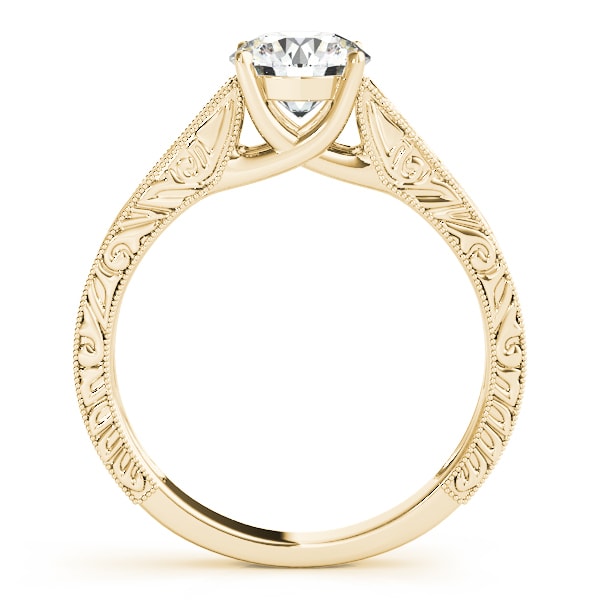 14K Yellow Gold 1 ct tw Solitaire Diamond Engagement Ring