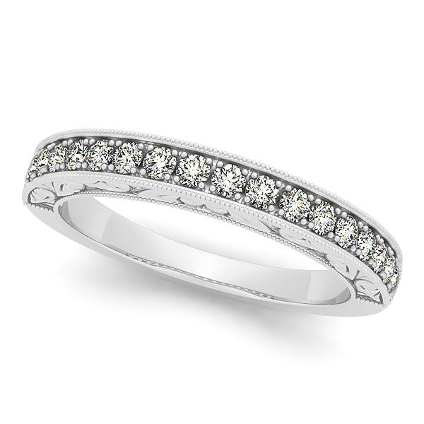 14K White Gold 1/3 ct tw Diamond Wedding Ring