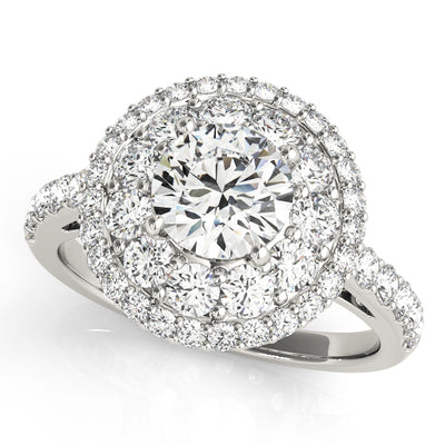 Halo Diamond Engagement Ring