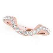 14K Rose Gold 1/3 ct tw Diamond Wedding Ring