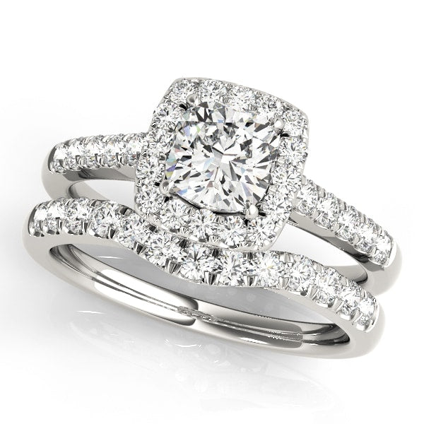 Halo Diamond Engagement Ring
