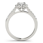 Halo Diamond Engagement Ring