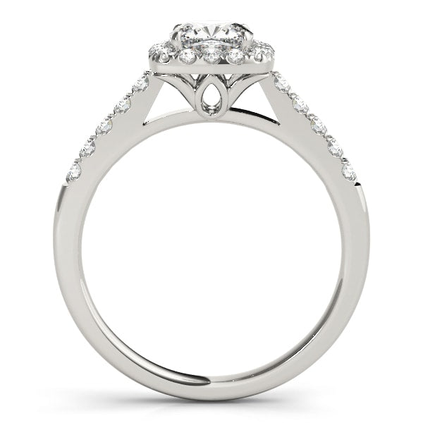Halo Diamond Engagement Ring