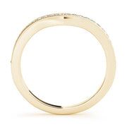 14K Yellow Gold 1/5 ct tw Diamond Wedding Ring