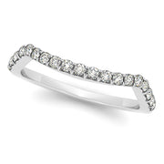 Platinum 1/5 ct tw Diamond Wedding Ring