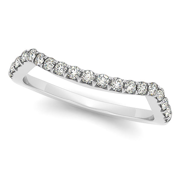 Platinum 1/5 ct tw Diamond Wedding Ring