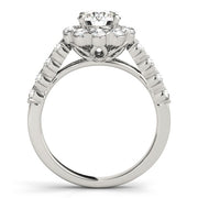 Halo Diamond Engagement Ring