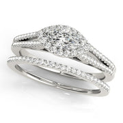 Halo Diamond Engagement Ring