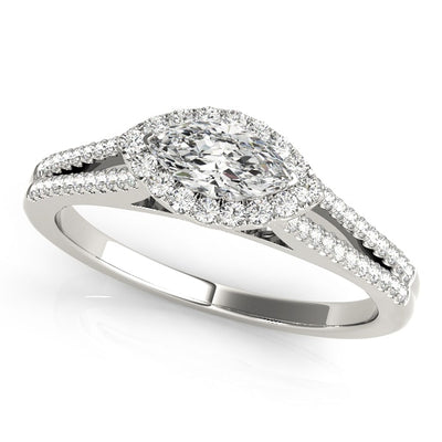 Halo Diamond Engagement Ring