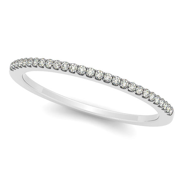Platinum 1/10 ct tw Diamond Wedding Ring