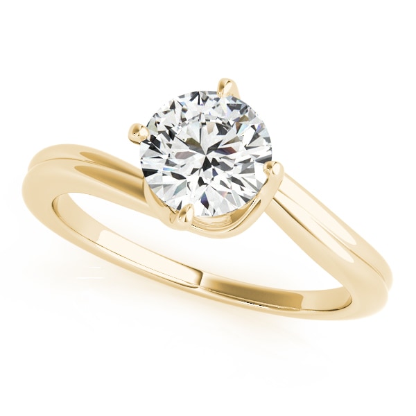 18K Yellow Gold 1 1/4 ct tw Solitaire Diamond Engagement Ring