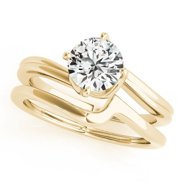 18K Yellow Gold 1 1/4 ct tw Solitaire Diamond Engagement Ring