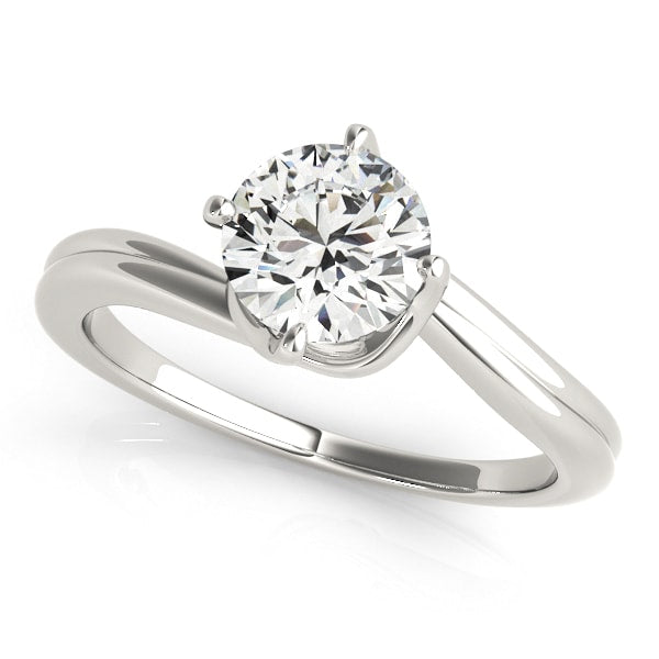 18K White Gold 1 1/4 ct tw Solitaire Diamond Engagement Ring