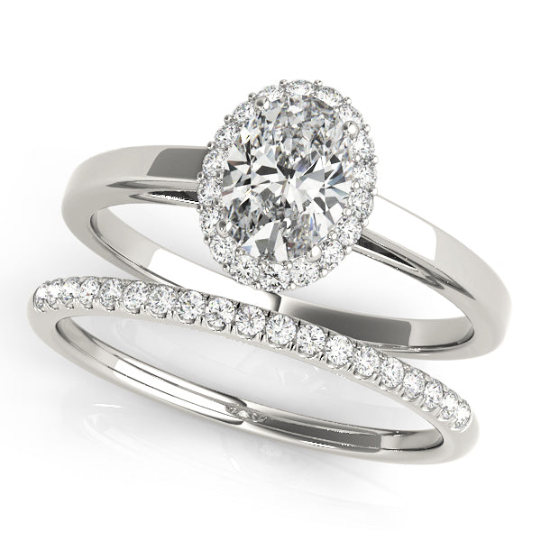 Halo Diamond Engagement Ring