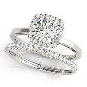 Halo Diamond Engagement Ring