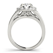 Halo Diamond Engagement Ring