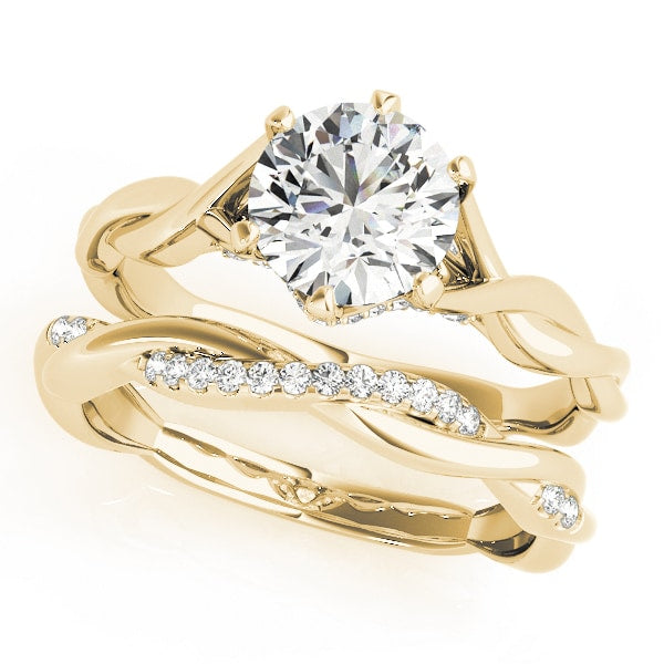 14K Yellow Gold 1 ct tw Solitaire Diamond Engagement Ring