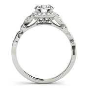 Halo Diamond Engagement Ring