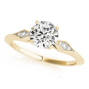 18K Yellow Gold 5/8 ct tw Vintage Diamond Engagement Ring