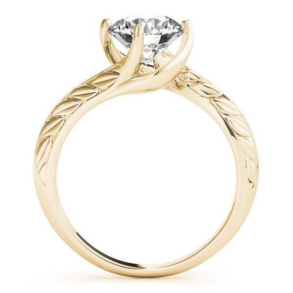 18K Yellow Gold 1 ct tw Solitaire Diamond Engagement Ring