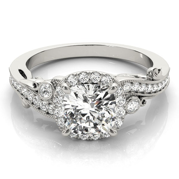 Halo Diamond Engagement Ring