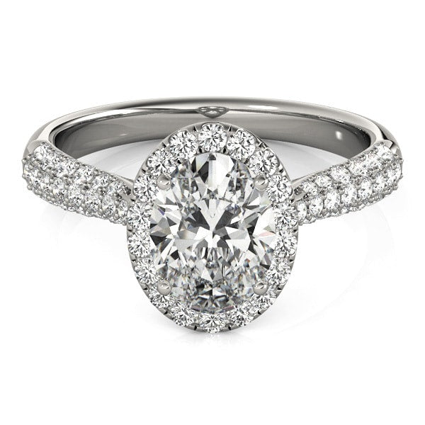 Halo Diamond Engagement Ring