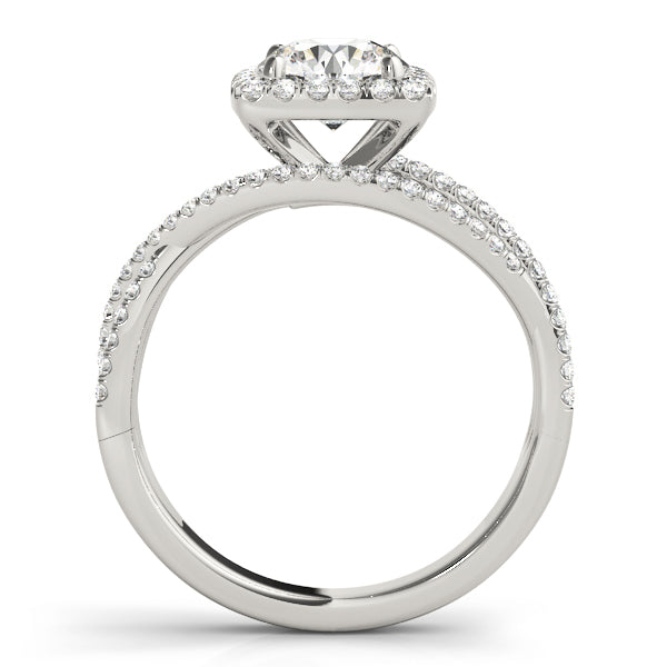 Halo Diamond Engagement Ring