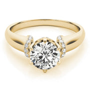 18K Yellow Gold 5/8 ct tw Vintage Diamond Engagement Ring