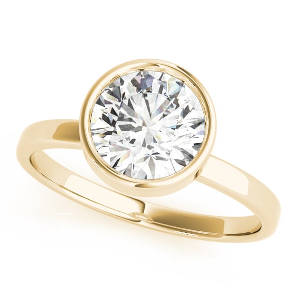 14K Yellow Gold 1 ct tw Solitaire Diamond Engagement Ring