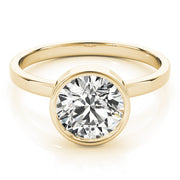 18K Yellow Gold 1 ct tw Solitaire Diamond Engagement Ring