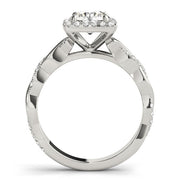 Halo Diamond Engagement Ring