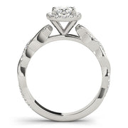 Halo Diamond Engagement Ring