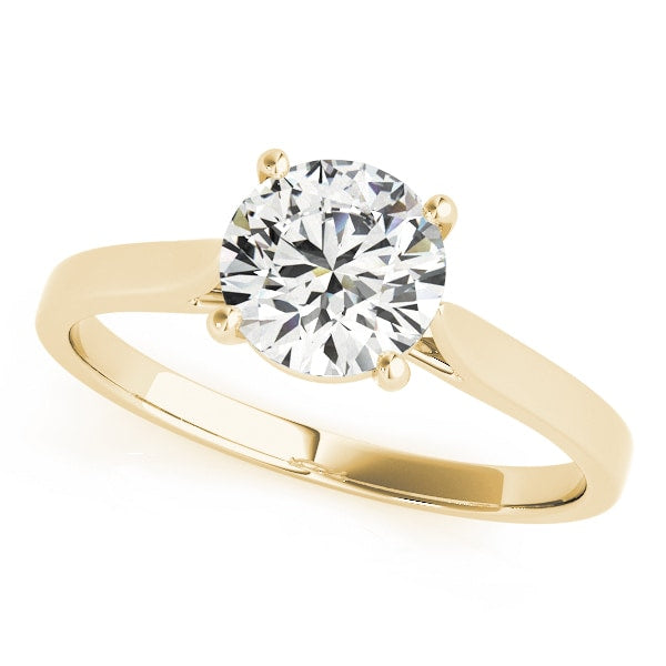 18K Yellow Gold 1 ct tw Solitaire Diamond Engagement Ring