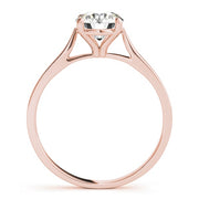 14K Rose Gold 1 ct tw Solitaire Diamond Engagement Ring