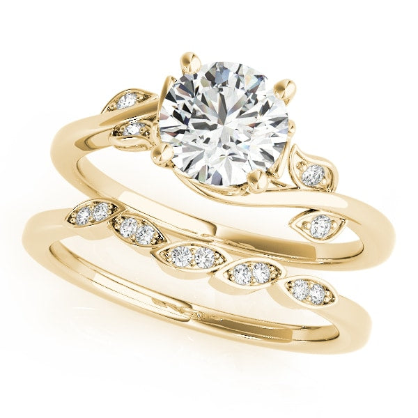 14K Yellow Gold 1 5/8 ct tw Solitaire Diamond Engagement Ring