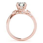 18K Rose Gold 1 5/8 ct tw Solitaire Diamond Engagement Ring