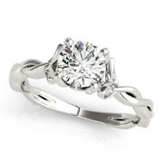 Platinum 7/8 ct tw Solitaire Diamond Engagement Ring